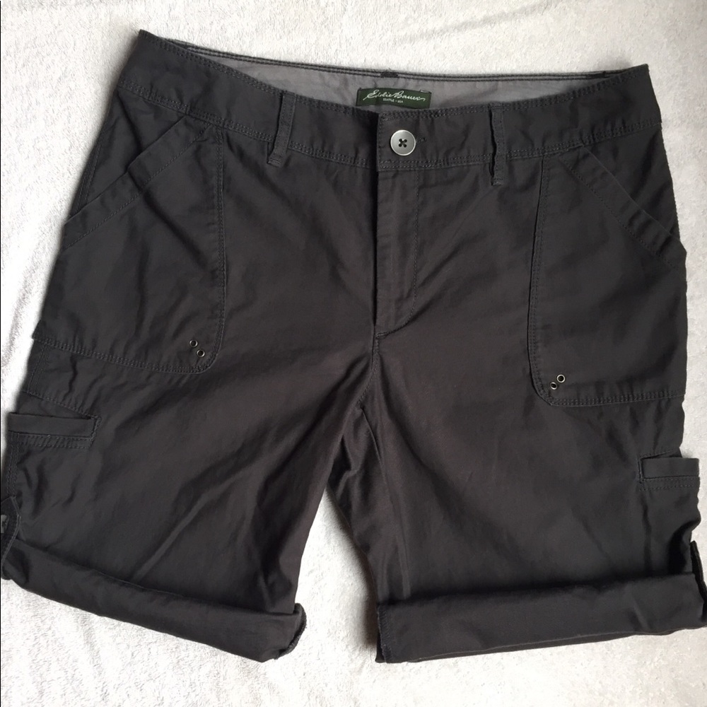 Eddie Bauer charcoal gray shorts